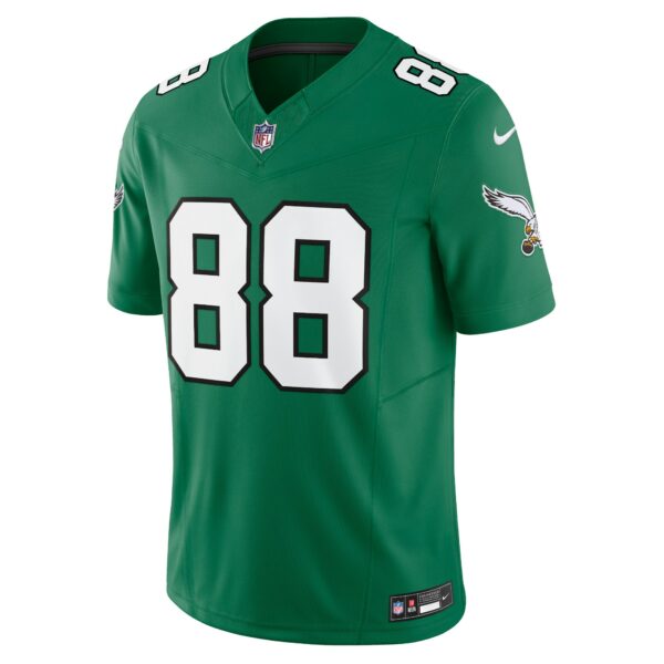 Men’s Philadelphia Eagles Dallas Goedert Nike Kelly Green Vapor F.U.S.E. Limited Jersey