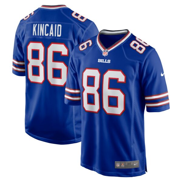 Men’s Buffalo Bills Dalton Kincaid Nike Royal 2023 NFL Draft First Round Pick Game Jersey