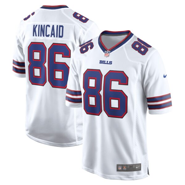 Men’s Buffalo Bills Dalton Kincaid Nike White Game Jersey