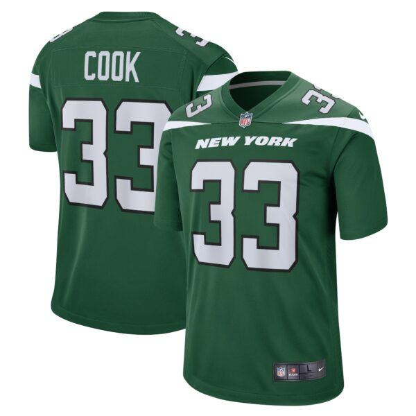 Men’s New York Jets Dalvin Cook Nike Gotham Green Game Player Jersey