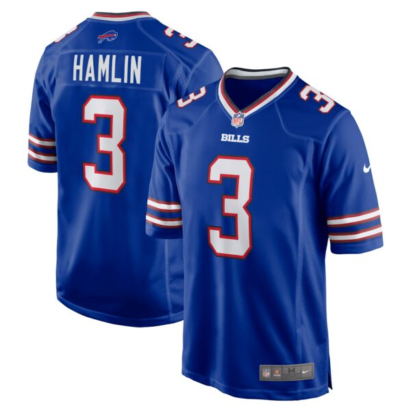 Men’s Buffalo Bills Damar Hamlin Nike Royal Game Jersey