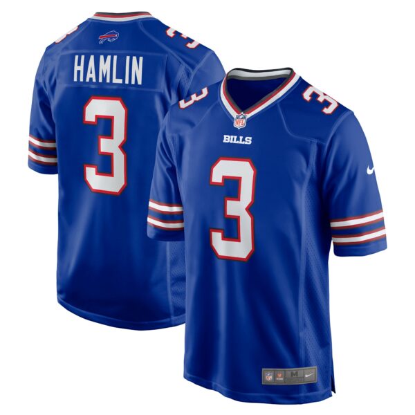 Men’s Buffalo Bills Damar Hamlin Nike Royal Home Game Player Jersey