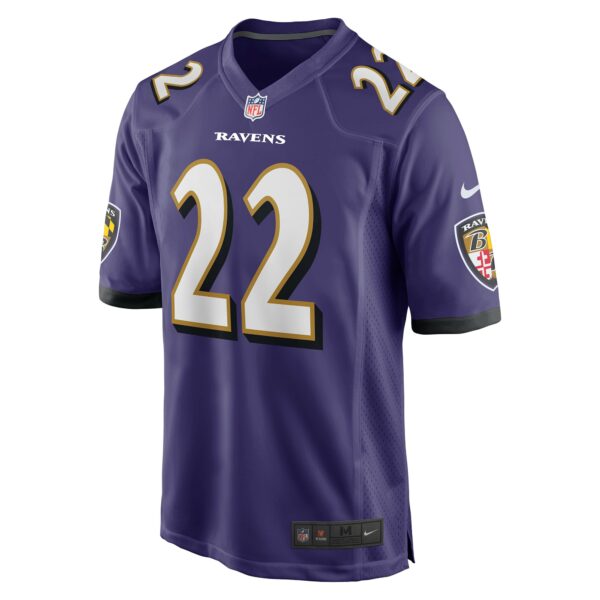 Men’s Baltimore Ravens Damarion Williams Nike Purple Player Game Jersey