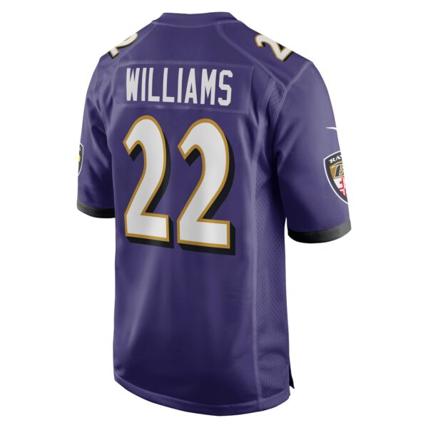 Men’s Baltimore Ravens Damarion Williams Nike Purple Player Game Jersey