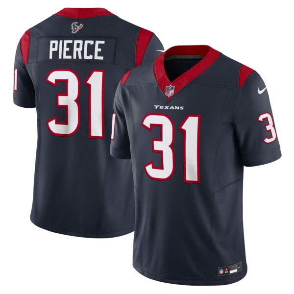 Men’s Houston Texans Dameon Pierce Nike Navy Vapor F.U.S.E. Limited Jersey