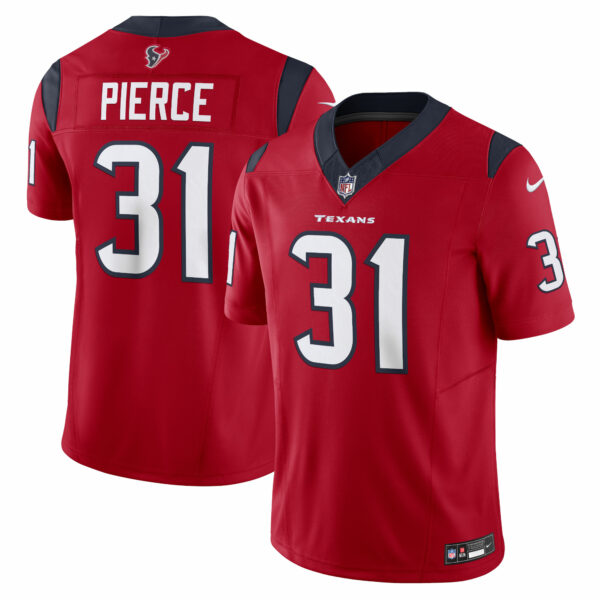 Men’s Houston Texans Dameon Pierce Nike Red Vapor F.U.S.E. Limited Jersey