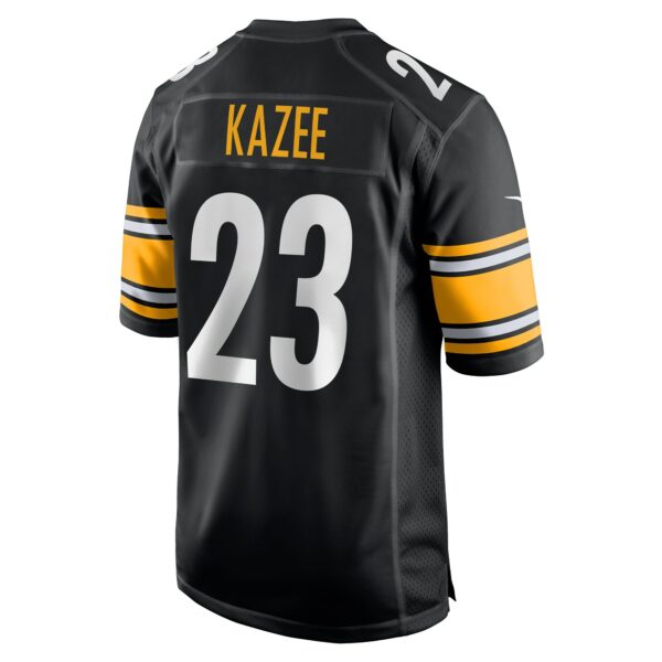 Men’s Pittsburgh Steelers Damontae Kazee Nike Black Game Jersey