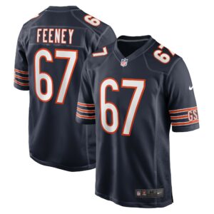 Men's Chicago Bears Dan Feeney Nike Navy Team Game Jersey