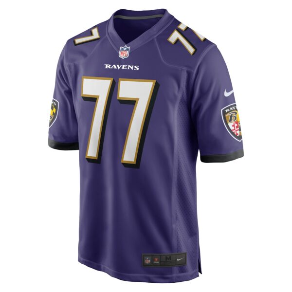 Men’s Baltimore Ravens Daniel Faalele Nike Purple Player Game Jersey