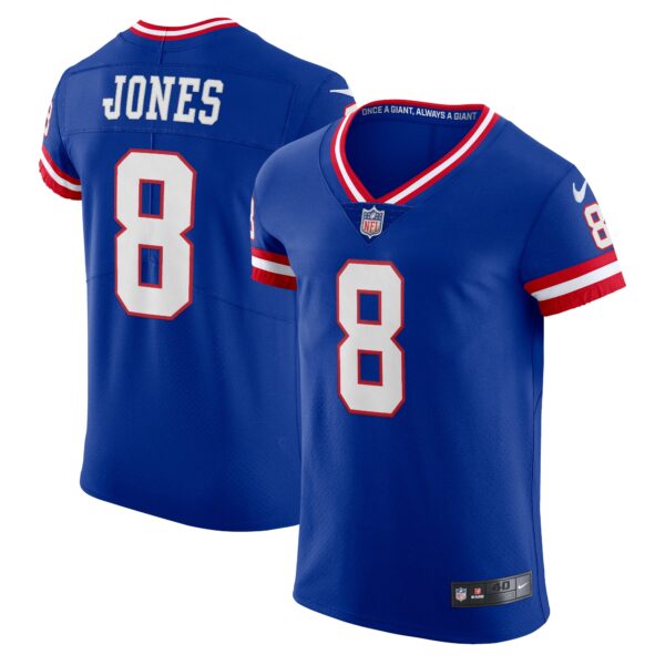 Men’s New York Giants Daniel Jones Nike Royal Classic Vapor Elite Player Jersey