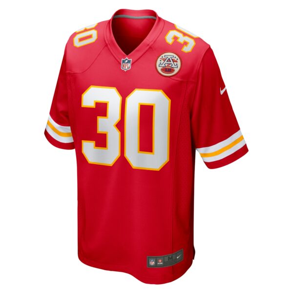 Men’s Kansas City Chiefs Darius Rush Nike Red Team Game Jersey