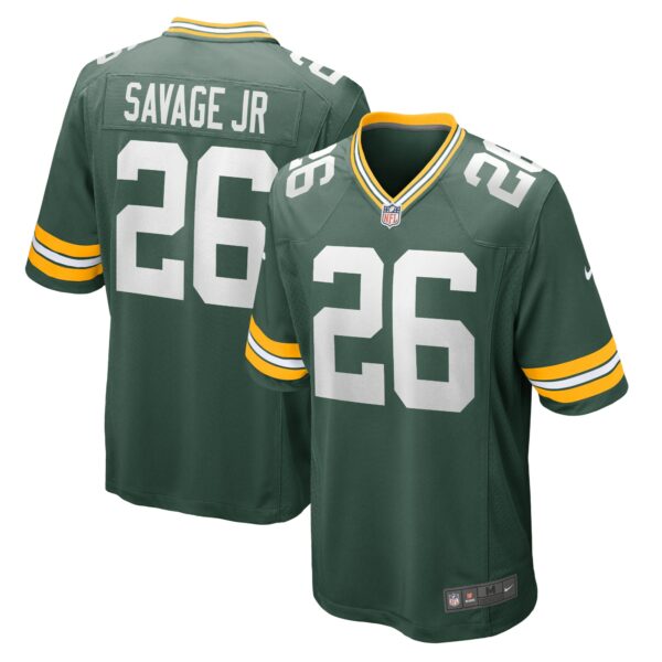 Men’s Green Bay Packers Darnell Savage Jr. Nike Green Game Team Jersey