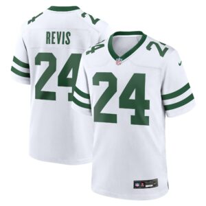 Men's New York Jets Darrelle Revis Nike White Legacy Retired Player Game Jersey