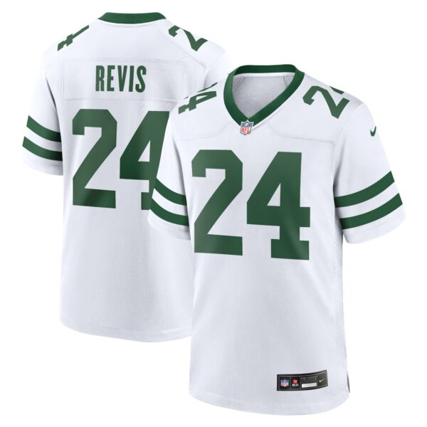 Men’s New York Jets Darrelle Revis Nike White Legacy Retired Player Game Jersey