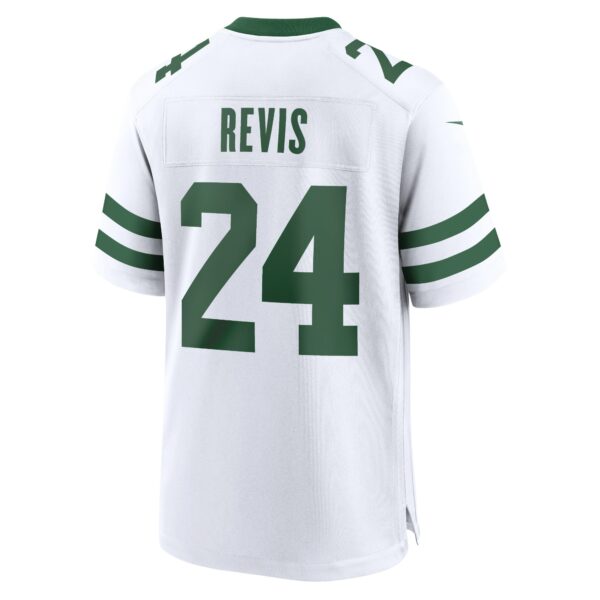 Men’s New York Jets Darrelle Revis Nike White Legacy Retired Player Game Jersey