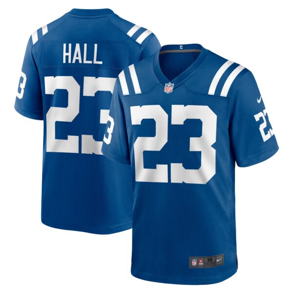 Men’s Indianapolis Colts Darren Hall Nike Royal Team Game Jersey