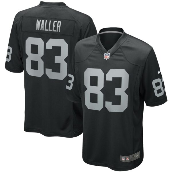 Men’s Las Vegas Raiders Darren Waller Nike Black Game Player Jersey