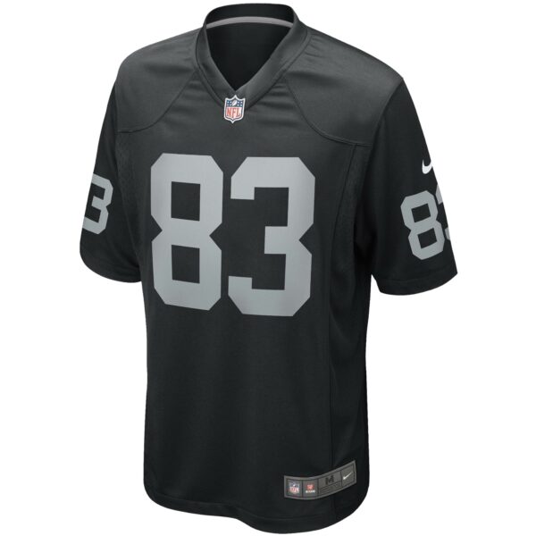 Men’s Las Vegas Raiders Darren Waller Nike Black Game Player Jersey