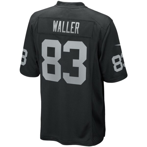 Men’s Las Vegas Raiders Darren Waller Nike Black Game Player Jersey