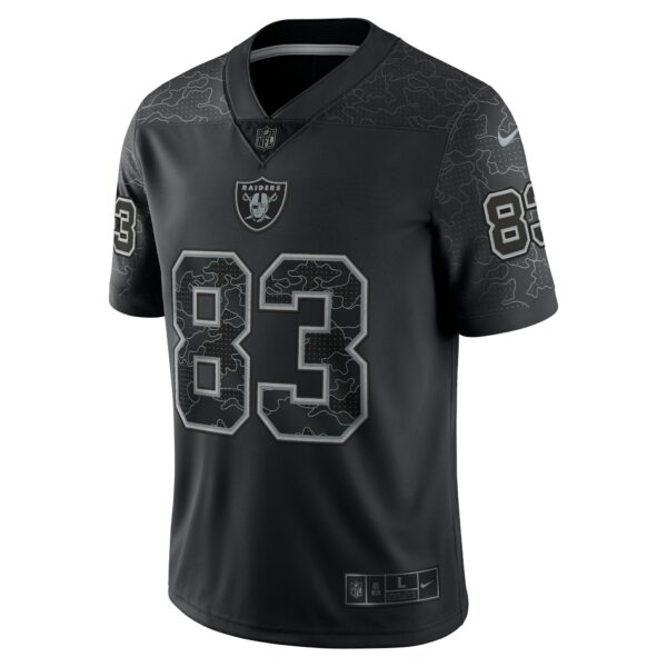 Men’s Las Vegas Raiders Darren Waller Nike Black RFLCTV Limited Jersey