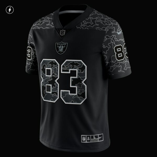 Men’s Las Vegas Raiders Darren Waller Nike Black RFLCTV Limited Jersey