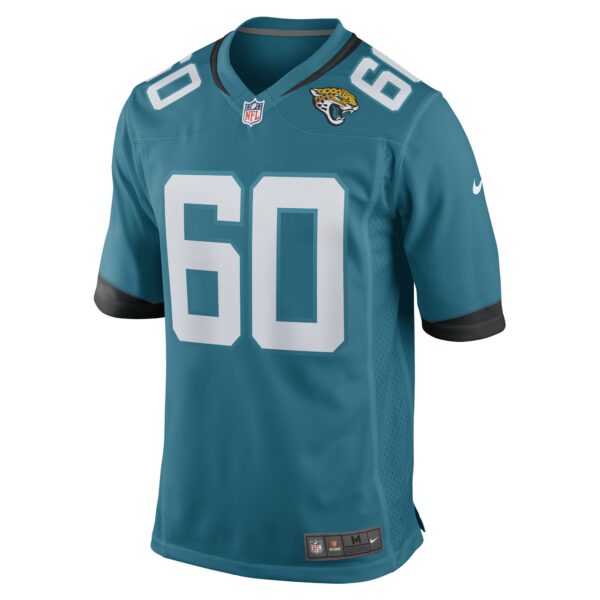 Men’s Jacksonville Jaguars Darryl Williams Nike Teal Game Player Jersey