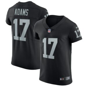 Men's Las Vegas Raiders Davante Adams Nike Black Vapor Elite Jersey