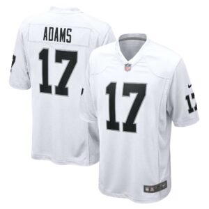 Men's Las Vegas Raiders Davante Adams Nike White Game Jersey