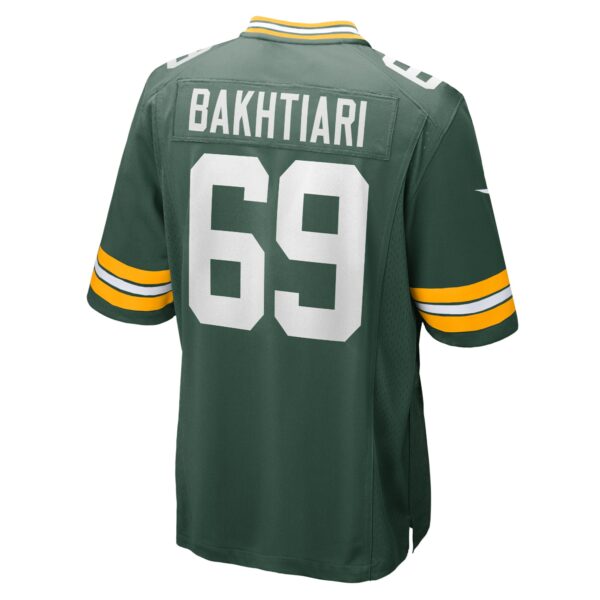 Men’s Green Bay Packers David Bakhtiari Nike Green Game Team Jersey