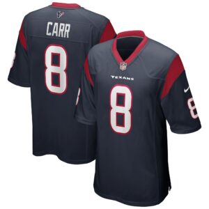 Men's Houston Texans David Carr Nike Navy Game Retired Player Jersey