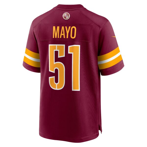 Men’s Washington Commanders David Mayo Nike Burgundy Game Player Jersey