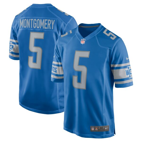 Men’s Detroit Lions David Montgomery Nike Blue Game Player Jersey