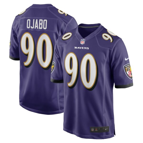 Men’s Baltimore Ravens David Ojabo Nike Purple Player Game Jersey