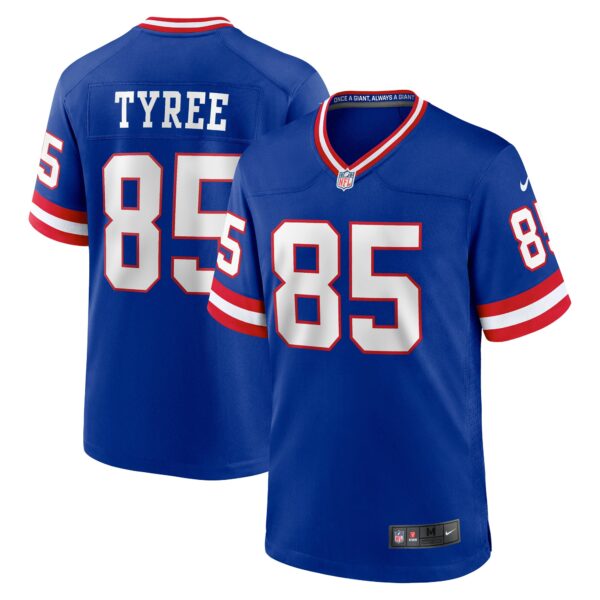 Men’s New York Giants David Tyree Nike Royal Classic Retired Player Game Jersey