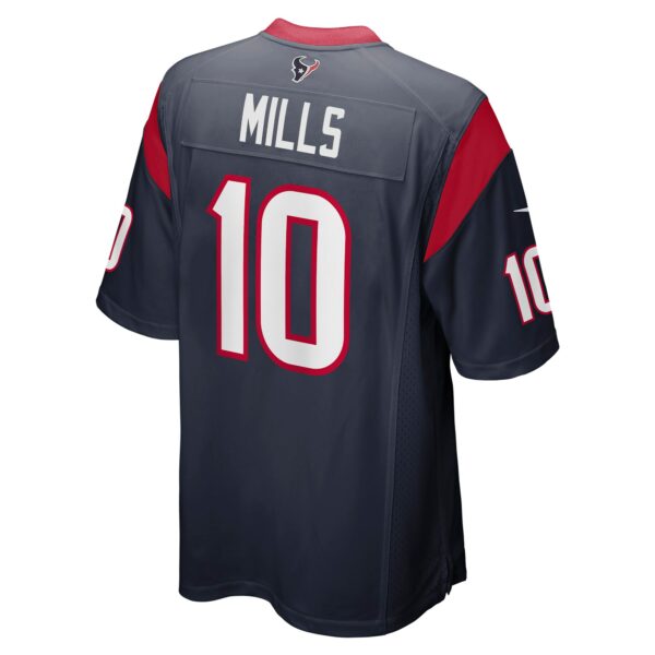 Men’s Houston Texans Davis Mills Nike Navy Player Game Jersey