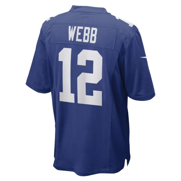 Men’s New York Giants Davis Webb Nike Royal Game Player Jersey