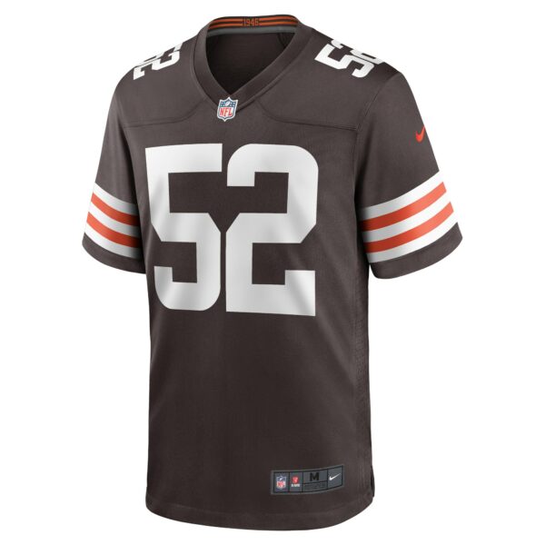 Men’s Cleveland Browns Dawson Deaton Nike Brown Game Player Jersey