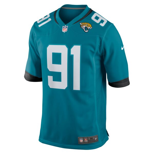 Men’s Jacksonville Jaguars Dawuane Smoot Nike Teal Game Jersey