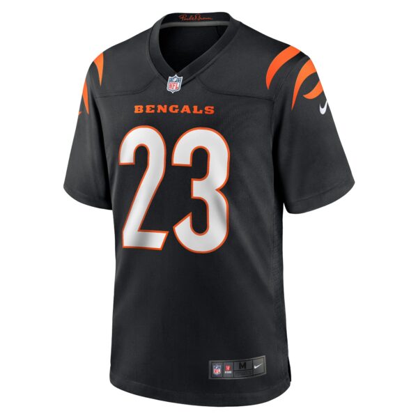 Men’s Cincinnati Bengals Daxton Hill Nike Black Player Game Jersey