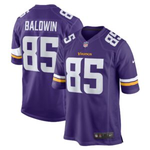 Men's Minnesota Vikings Daylen Baldwin Nike Purple Game Jersey