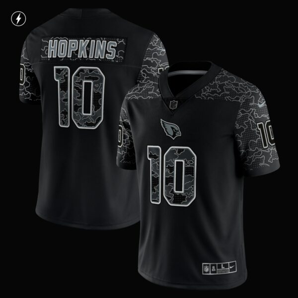 Men’s Arizona Cardinals DeAndre Hopkins Nike Black RFLCTV Limited Jersey