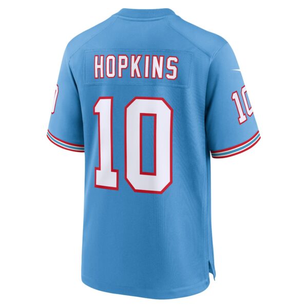 Men’s Tennessee Titans DeAndre Hopkins Nike Light Blue Oilers Throwback Player Game Jersey