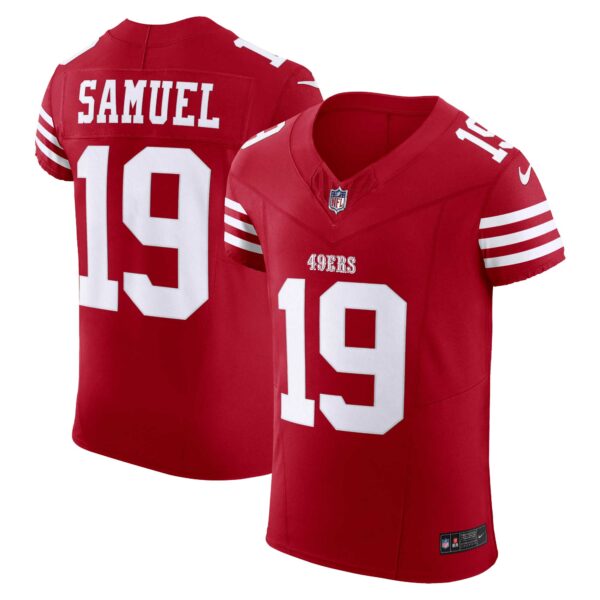 Men’s San Francisco 49ers Deebo Samuel Nike Scarlet Vapor F.U.S.E. Elite Jersey