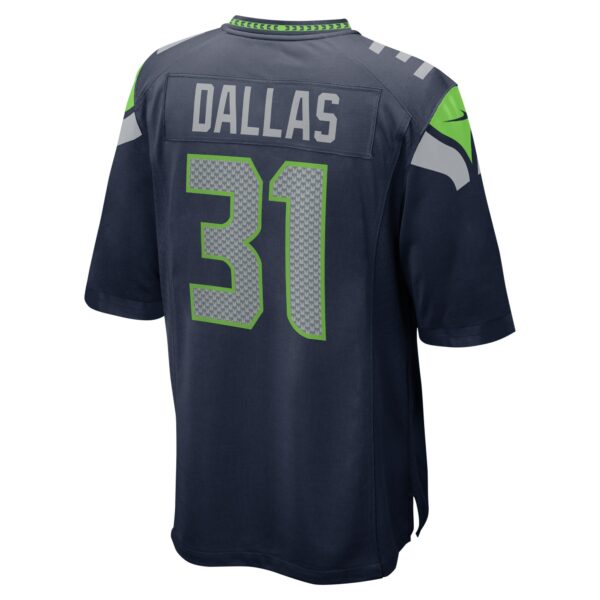 Men’s Seattle Seahawks DeeJay Dallas Nike College Navy Game Jersey