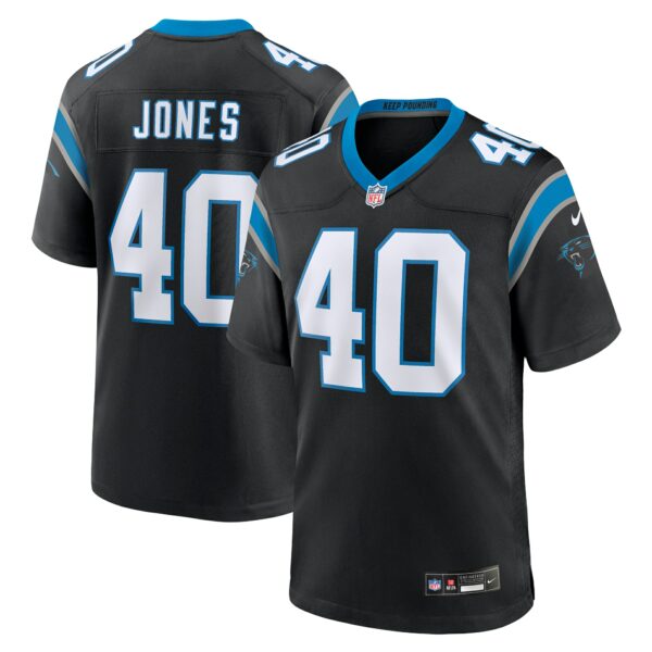 Men’s Carolina Panthers Deion Jones Nike Black Game Jersey