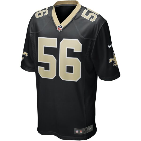 Men’s New Orleans Saints Demario Davis Nike Black Game Jersey