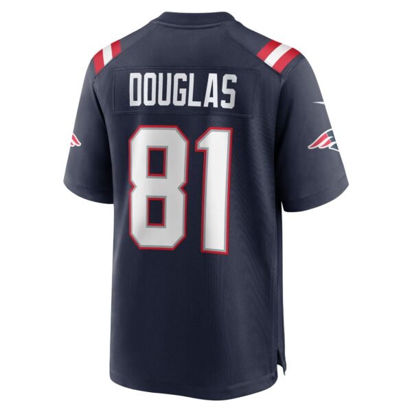 Men’s New England Patriots Demario Douglas Nike Navy Game Jersey