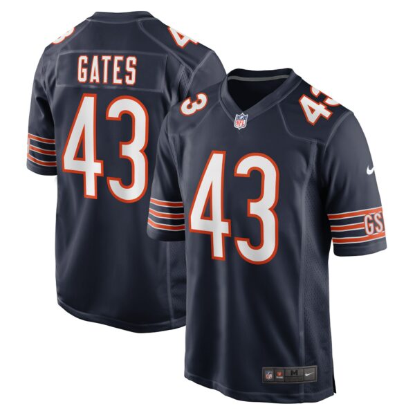 Men’s Chicago Bears DeMarquis Gates Nike Navy Game Player Jersey