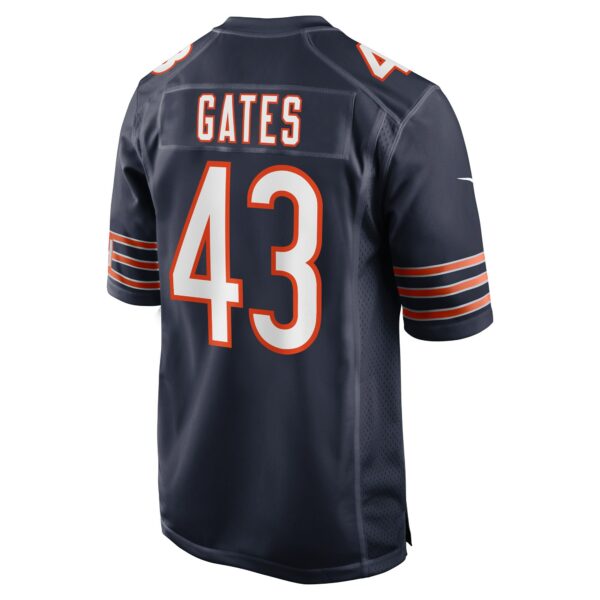 Men’s Chicago Bears DeMarquis Gates Nike Navy Game Player Jersey