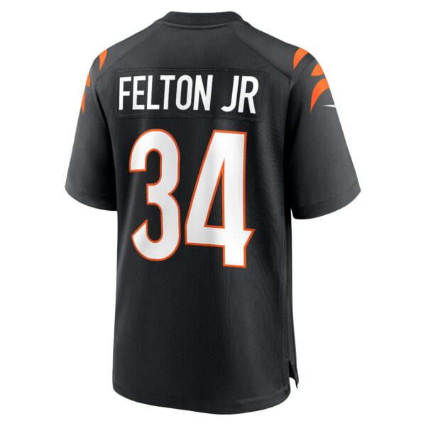 Men’s Cincinnati Bengals Demetric Felton Jr. Nike Black Team Game Jersey